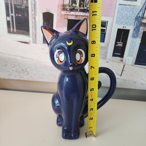 Anime Ceramic Cat Teapot - Sailor Moon Luna - Purple - Picture 7 of 7